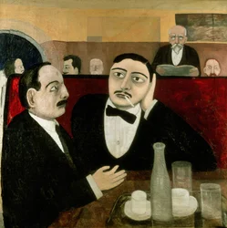 Die Intellektuellen im Café Rotonde, 1916